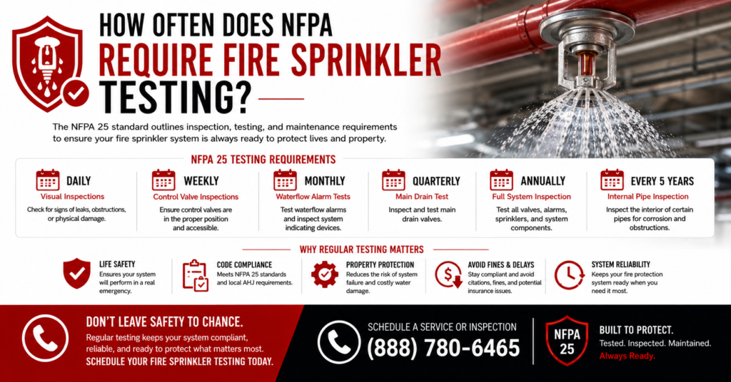 sprinkler testing csi
